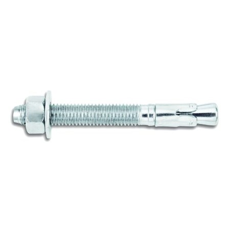 Powers Fasteners Power-Stud+ SD1 Wedge Anchor, 3/8" Dia., 3-3/4" L, Carbon Steel 7415SD1-PWR